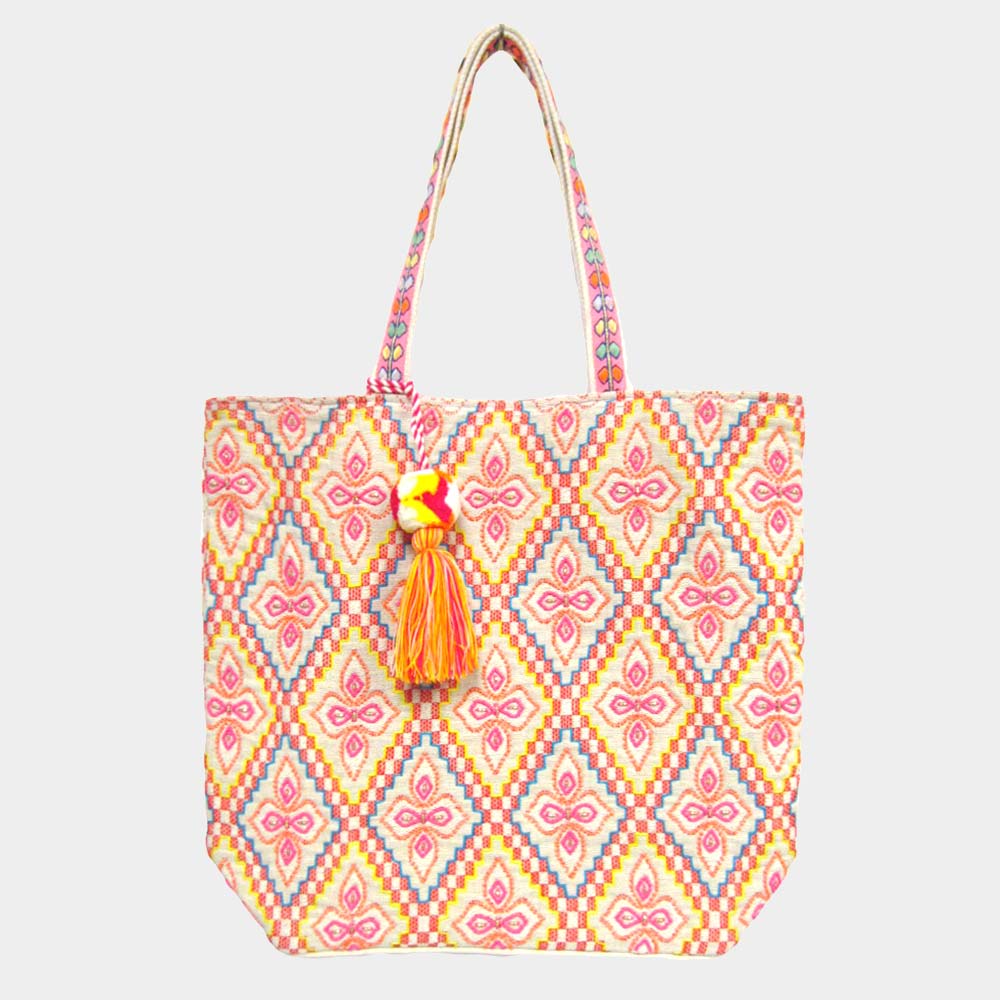 Geometric Tote Bag