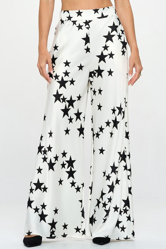 Star Print Pants