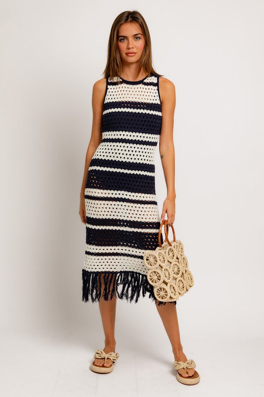 Sleeveless Crochet Dress