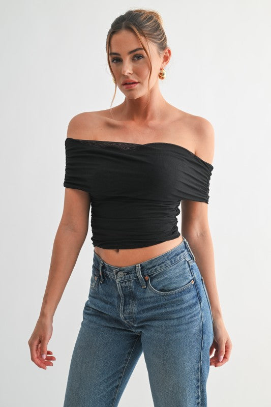 The Sheer Off-Shoulder Top