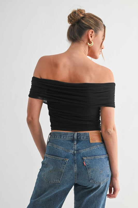 The Sheer Off-Shoulder Top