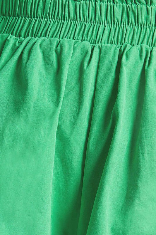 Green short set
