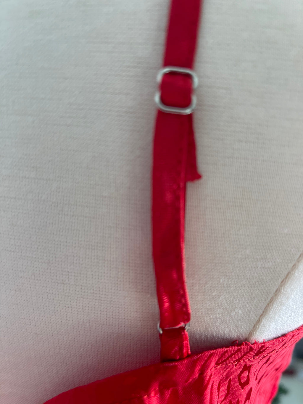 Red leopard camisole